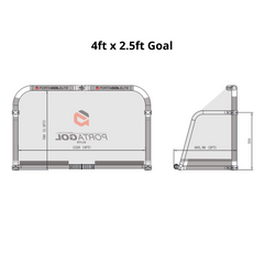 PORTAGOL Elite Folding Aluminium Goal 4ft x 2.5ft