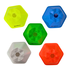 COREPLAY 2" Hexagonal Space Marker Cones (50 Pack)