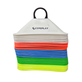 COREPLAY 2" (5cm) Triangle Space Marker Cones (50 Pack)