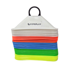 COREPLAY 2" (5cm) Triangle Space Marker Cones (50 Pack)