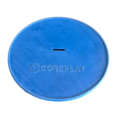 Close-up of natural rubber surface on COREPLAY flat marker.