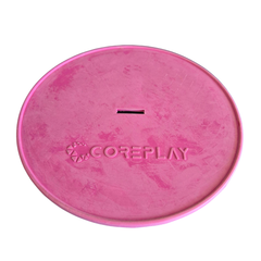 Close-up of natural rubber surface on COREPLAY flat marker - PINK