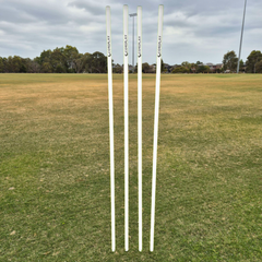 COREPLAY 170cm Fixed Spike Agility Poles 25mm (4 pack)