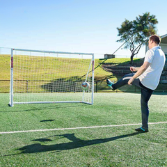 PORTAGOL uPVC+ Soccer Goal 5m x 2m with Bungee for Easy Assembly