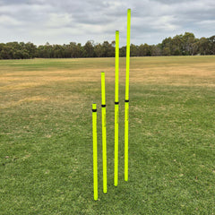 COREPLAY 86-170CM Telescopic Agility Poles 33mm Tube (4 pack)