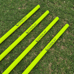 COREPLAY 170CM Fixed Spike Elite Agility Poles Spring Loaded 30mm (4 pack)