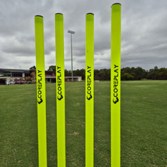 COREPLAY 170CM Fixed Spike Elite Agility Poles Spring Loaded 30mm (4 pack)