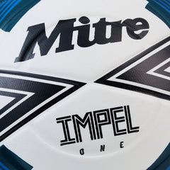 MITRE Impel One 24 Soccer Ball - White/Blue