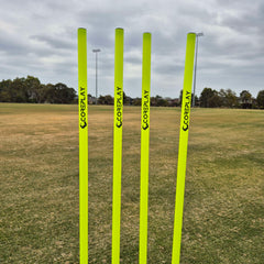 COREPLAY 170cm Fixed Spike Agility Poles 25mm (4 pack)