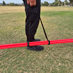 COREPLAY 170cm Fixed Spike Agility Poles 25mm (4 pack)