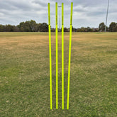 COREPLAY 170cm Fixed Spike Agility Poles 25mm (4 pack)