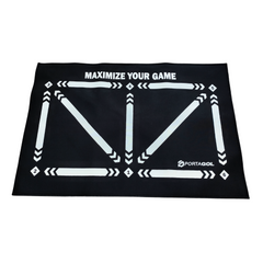 PORTAGOL Soccer Footwork Training Mat - 90cm x 60cm