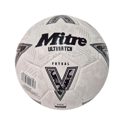 MITRE Ultimatch Futsal 24 Soccer Ball - White [FIFA Basic]