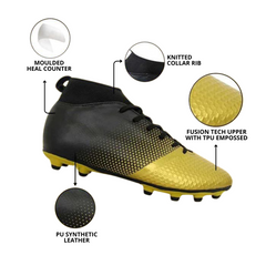 NIVIA Ashtang Gold Soccer Boots