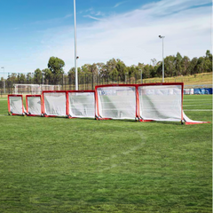 PORTAGOL Square Pop Up Soccer Goals - Set of 2 Goals in a Carry Bag