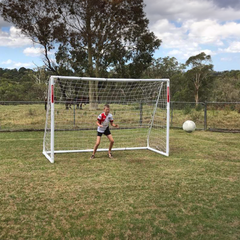 PORTAGOL uPVC+ Soccer Goal 5m x 2m with Bungee for Easy Assembly