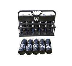 VIVO Ultra Bottle Holder and 10 Water Bottles (750ml)