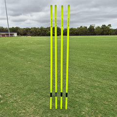 COREPLAY 170CM Fixed Spike Elite Agility Poles Spring Loaded 30mm (4 pack)
