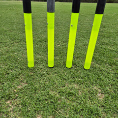 COREPLAY 170CM Fixed Spike Elite Agility Poles Spring Loaded 30mm (4 pack)