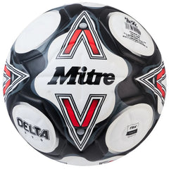 MITRE Delta Evo 24 Soccer Ball - White/Red [FIFA Quality]