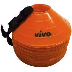 VIVO Marker Cones With Carry Strap (Pack of 25)