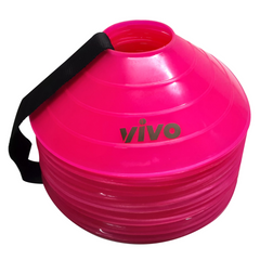 VIVO Marker Cones With Carry Strap (Pack of 25)
