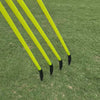 COREPLAY 170cm Fixed Spike Agility Poles Spring Base 25mm (4 Pack)