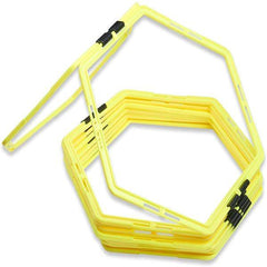 Hex Hoops (Set of 6)-Pro Football Group-All Football,Goals,Speed And Agility
