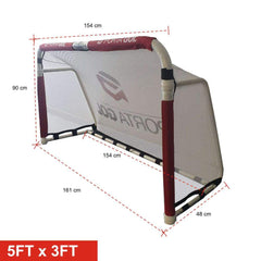 Aluminum Folding Goal - Sets Up In Seconds-Pro Football Group-4ft x 2.5ft,5ft x 3ft,All Football Goals,All Goals,Alu Goal,Aluminium,Aluminium Folding Goal,Aluminium Goals,Backyard Goals,Goals & Nets,Porta Gol,Portable,Portable Goals,Pro Sports,Soccer Goals,Soccer Solo Trainers,Training Equipment,Youth
