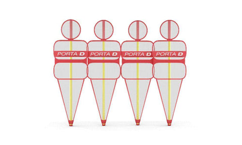 Porta D 4 Pack-PROFOOTBALL-all,Ground Equipment,Mannequins,Matchday Equipment,test,Training Equipment