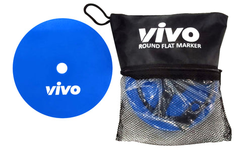 VIVO Round Flat Markers (Pack of 10pcs)