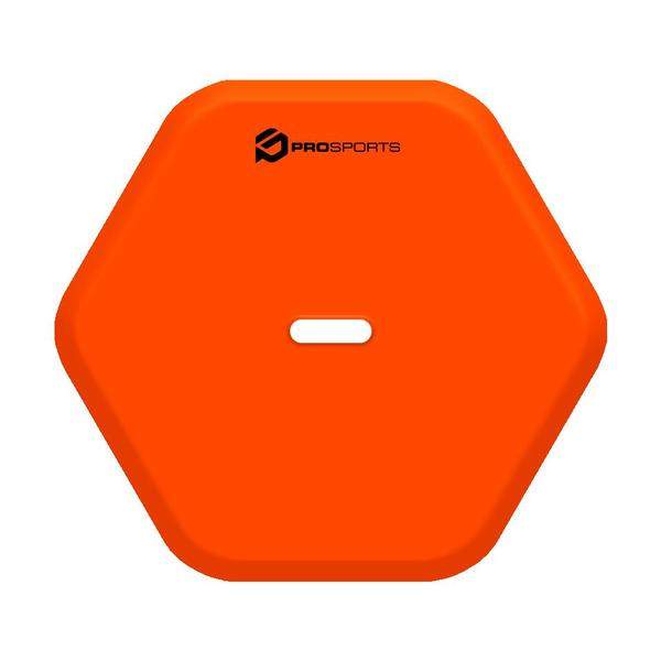 Hexagonal Flat Disc Markers (Pack of 10)-Pro Football Group-Cones & Markers,Functional Training,Ground Equipment,Markers,Matchday Equipment,Parts & Accessories,Speed & Agility,Training Equipment